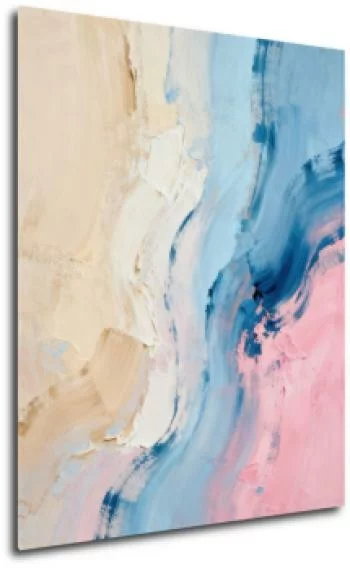 Obraz Abstrakcyjny - Spokojna Fala - obrazek 2