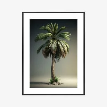 Plakat w ramie - zielone drzewo palmowe - obrazek 3