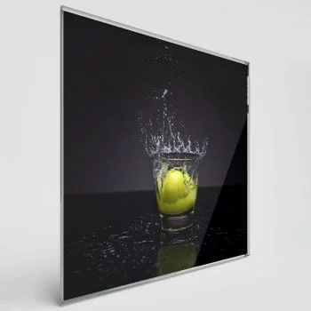 Obraz kwadratowy na szkle - cytryna