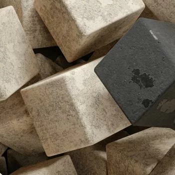 Fototapeta 3D - kostki piaskowe - obrazek 3