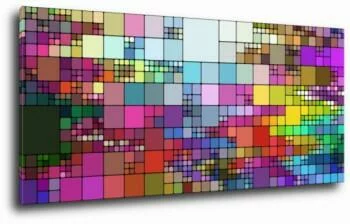 Obraz kolorowe kwadraty