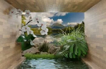 Fototapeta 3D - roślinny świat