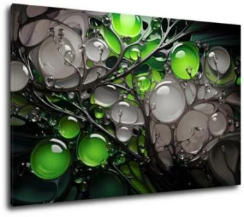 Obraz zielony szklany efekt - obrazek 2