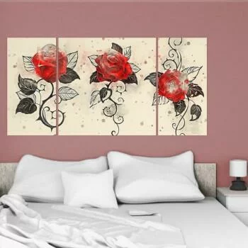 Obraz do sypialni - róże