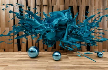 Fototapeta 3D aksamitny kleks - obrazek 2