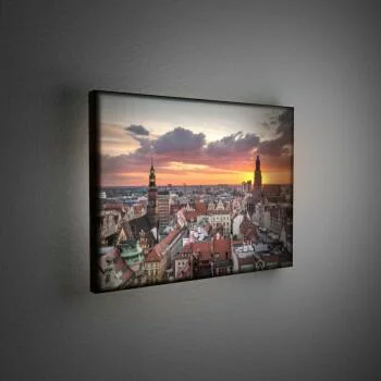 Obraz podświetlany LED - Wrocław
