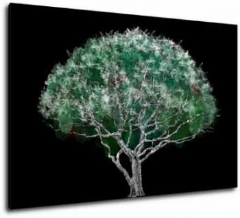 Obraz drzewo na ciemnym tle