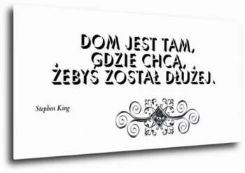 obraz z napisami - DOM...