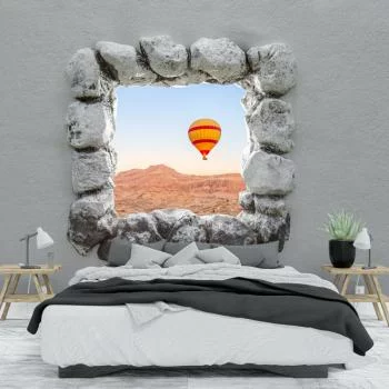 Fototapeta 3D na wymiar - balon w oddali