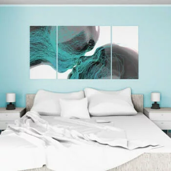 Duży obraz do sypialni - pocałunek - obrazek 2
