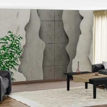 Fototapeta 3D - betonowe ściany
