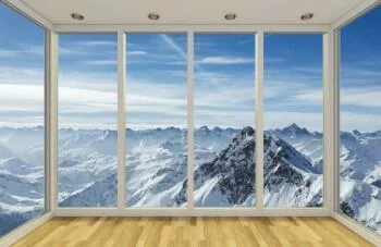 Fototapeta 3D szczyty gór - obrazek 2