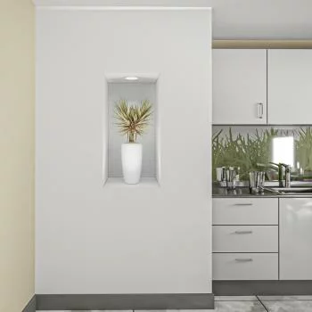 Naklejka na ścianę 3D do kuchni - kwiat we wnęce XXXII - obrazek 2