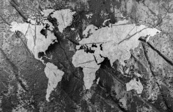 Fototapeta 3D - mapa o strukturze kamienia