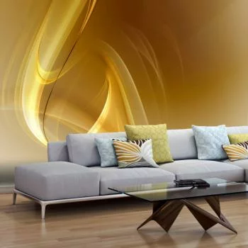 Fototapeta wodoodporna - Gold fractal background