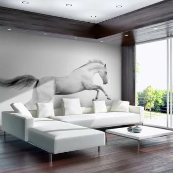 Fototapeta wodoodporna - White gallop