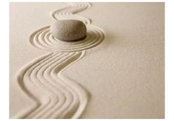 Fototapeta wodoodporna - Zen sand garden - obrazek 2