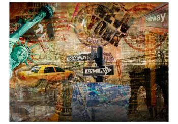 Fototapeta wodoodporna - Nowy Jork: Statua Wolności; Most Brookliński... - obrazek 2