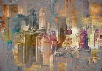 Fototapeta - Miasto we mgle - obrazek 6