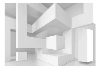 Fototapeta wodoodporna - Biała geometria - obrazek 2