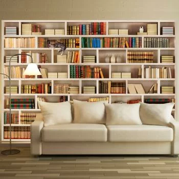 Fototapeta - Domowa biblioteczka - obrazek 2