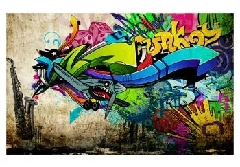 Fototapeta - Funky - graffiti - obrazek 2