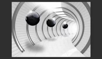 Fototapeta 3D - Futurystyczny tunel