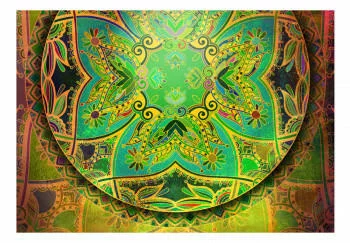 Fototapeta samoprzylepna - Mandala: Szmaragdowy fantazja