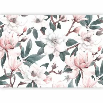 Fototapeta - Akwarelowe magnolie - drugi wariant - obrazek 5