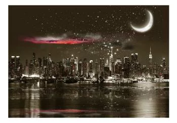 Fototapeta - Gwiezdna noc nad NY - obrazek 2
