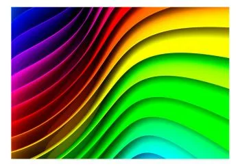 Fototapeta - Tęczowe fale - obrazek 2