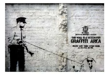 Fototapeta - Banksy - Graffiti Area - obrazek 2