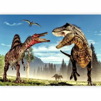 Fototapeta - Walka dinozaurów - obrazek 5