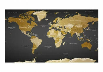Fototapeta samoprzylepna - Mapa świata: Nowoczesna geografia II