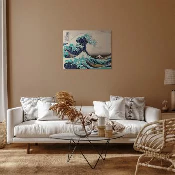 Obraz do samodzielnego malowania - Hokusai Katsushika – Wielka fala w Kanagawie - obrazek 5