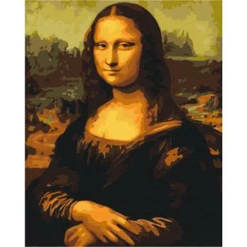 Obraz do samodzielnego malowania - Leonardo da Vinci – Mona Lisa - obrazek 2