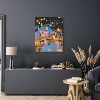 Obraz do samodzielnego malowania - Lampiony w Wenecji - obrazek 5
