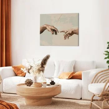 Obraz do samodzielnego malowania - Michał Anioł – Stworzenie Adama - obrazek 5