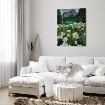 Obraz do samodzielnego malowania - Rumianki w górskiej dolinie - obrazek 5