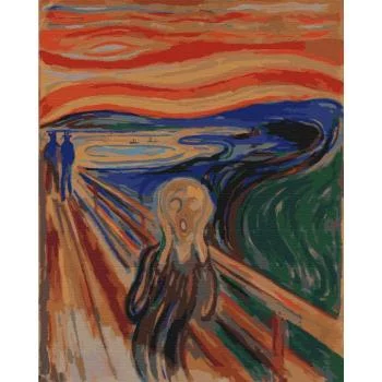 Obraz do samodzielnego malowania - Edvard Munch – Krzyk - obrazek 2
