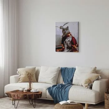 Obraz do samodzielnego malowania - Czarodziejski kot - obrazek 5