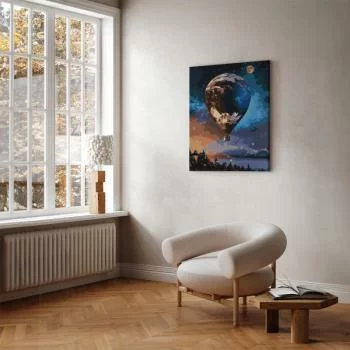 Obraz do samodzielnego malowania - Lot niezwykłym balonem - obrazek 5