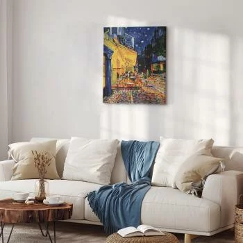 Obraz do samodzielnego malowania - Vincent van Gogh – Taras kawiarni w nocy - obrazek 5