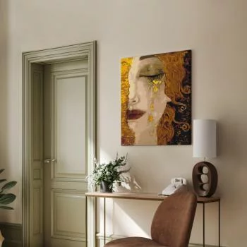 Obraz do samodzielnego malowania - Gustav Klimt – Złote łzy - obrazek 5