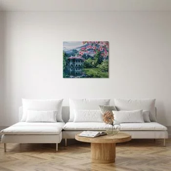 Obraz do samodzielnego malowania - Zapach wiosny w  Japonii - obrazek 5