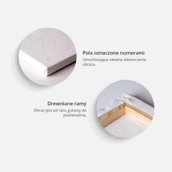 Obraz do samodzielnego malowania - Randka w świetle lampionów - obrazek 4