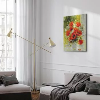 Obraz do samodzielnego malowania - Bukiet polnych maków - obrazek 5