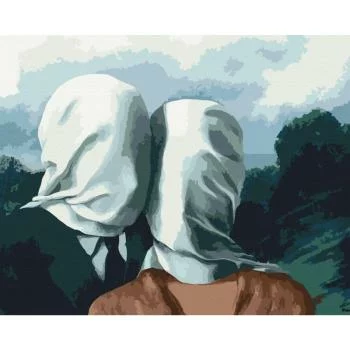 Obraz do samodzielnego malowania - Anonimowi zakochani - obrazek 2