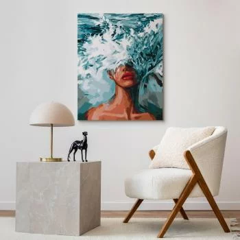 Obraz do samodzielnego malowania - Królowa oceanu - obrazek 5