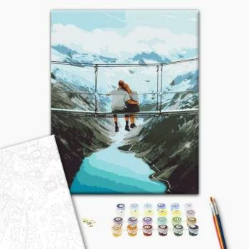 Obraz do samodzielnego malowania - Samotność we dwoje